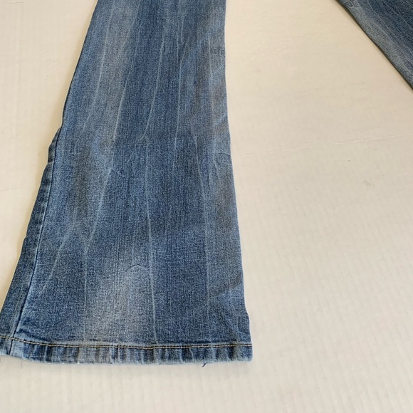 LEI Y2K 90s Jeans Ashley Louise Boot Juniors 9 Faded-Wash Back-Pockets Vintage - Picture 11 of 12